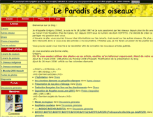 Tablet Screenshot of leparadisdesoiseaux.blog4ever.com