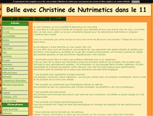 Tablet Screenshot of christine-nutrimetics11.blog4ever.com