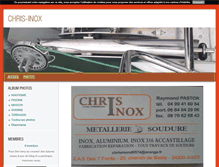 Tablet Screenshot of chrisinox-soudure-tig.blog4ever.com