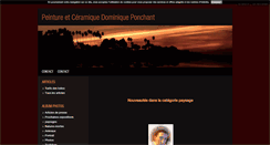 Desktop Screenshot of peintures-ponchant-dominique.blog4ever.com