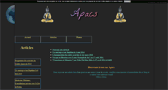 Desktop Screenshot of apacs.blog4ever.com