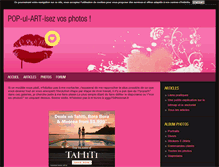 Tablet Screenshot of popup-art.blog4ever.com