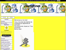 Tablet Screenshot of comptines.blog4ever.com