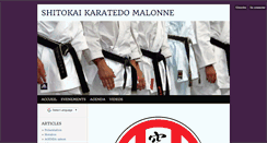 Desktop Screenshot of karate-malonne.blog4ever.com