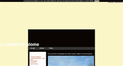 Desktop Screenshot of lechaletvirjulome.blog4ever.com