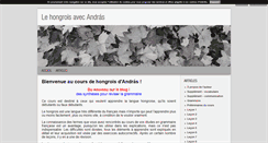 Desktop Screenshot of hongroisavecandras.blog4ever.com