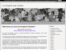 Tablet Screenshot of hongroisavecandras.blog4ever.com