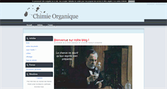 Desktop Screenshot of chimieorganique.blog4ever.com