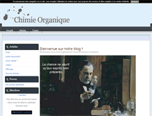 Tablet Screenshot of chimieorganique.blog4ever.com