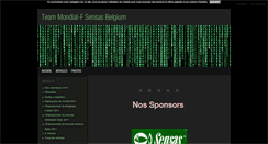 Desktop Screenshot of mondialteamsensasbelgium.blog4ever.com