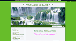 Desktop Screenshot of couleurs-de-la-vie.blog4ever.com