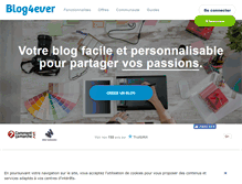 Tablet Screenshot of blog4ever.com