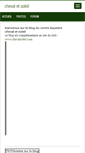 Mobile Screenshot of chevalsoleil.blog4ever.com