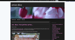 Desktop Screenshot of amiesdeco.blog4ever.com