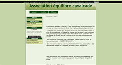 Desktop Screenshot of equilibre-cavalcade.blog4ever.com