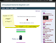 Tablet Screenshot of elmouatassimduhamel.blog4ever.com