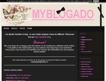 Tablet Screenshot of myblogado.blog4ever.com