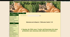 Desktop Screenshot of felinpourlautre.blog4ever.com