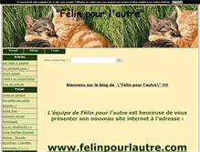 Tablet Screenshot of felinpourlautre.blog4ever.com