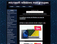 Tablet Screenshot of microsoft-windows-msn.blog4ever.com