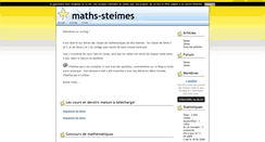 Desktop Screenshot of maths-steimes.blog4ever.com