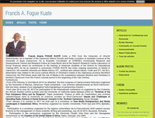 Tablet Screenshot of francisfogue.blog4ever.com