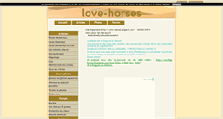 Desktop Screenshot of love-horses.blog4ever.com