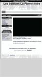 Mobile Screenshot of editionlaplumenoire.blog4ever.com