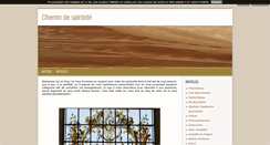 Desktop Screenshot of chemindesaintete.blog4ever.com