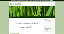 Desktop Screenshot of gitedumontmirel.blog4ever.com