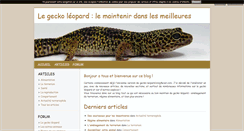 Desktop Screenshot of gecko-leopard.blog4ever.com