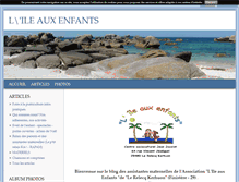Tablet Screenshot of lileauxenfants.blog4ever.com
