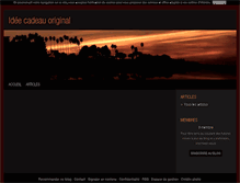 Tablet Screenshot of idee-cadeau-original.blog4ever.com