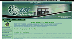Desktop Screenshot of ens-kouba.blog4ever.com