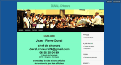 Desktop Screenshot of duval-choeurs.blog4ever.com