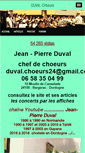 Mobile Screenshot of duval-choeurs.blog4ever.com