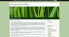 Desktop Screenshot of collectionminis.blog4ever.com