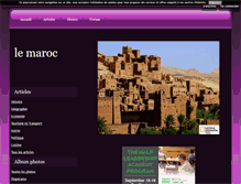 Tablet Screenshot of lemaroc.blog4ever.com