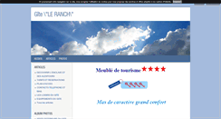 Desktop Screenshot of locationvacancesleranch.blog4ever.com