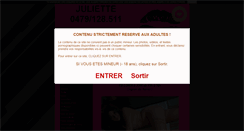 Desktop Screenshot of juliettelacochonne.blog4ever.com