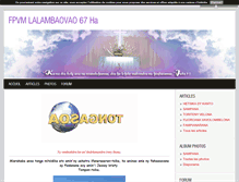 Tablet Screenshot of fpvm-lalambaovao.blog4ever.com