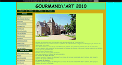 Desktop Screenshot of gourmandart2010.blog4ever.com