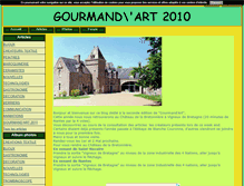 Tablet Screenshot of gourmandart2010.blog4ever.com