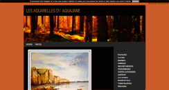 Desktop Screenshot of lesaquarellesdejanik.blog4ever.com