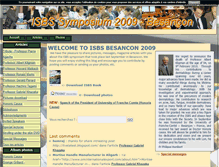 Tablet Screenshot of isbs2009.blog4ever.com