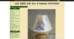 Desktop Screenshot of annesocreations.blog4ever.com