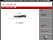 Tablet Screenshot of antitagraffti.blog4ever.com