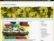 Tablet Screenshot of cuisinecoreenne.blog4ever.com
