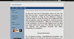 Desktop Screenshot of monoeilsurlart.blog4ever.com