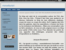Tablet Screenshot of monoeilsurlart.blog4ever.com